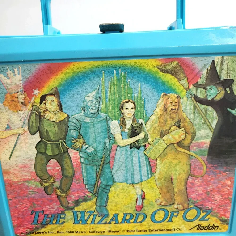 Vintage 1989 Wizard of Oz 50th Anniversary Aladdin Lunch Box lunchbox & Thermos